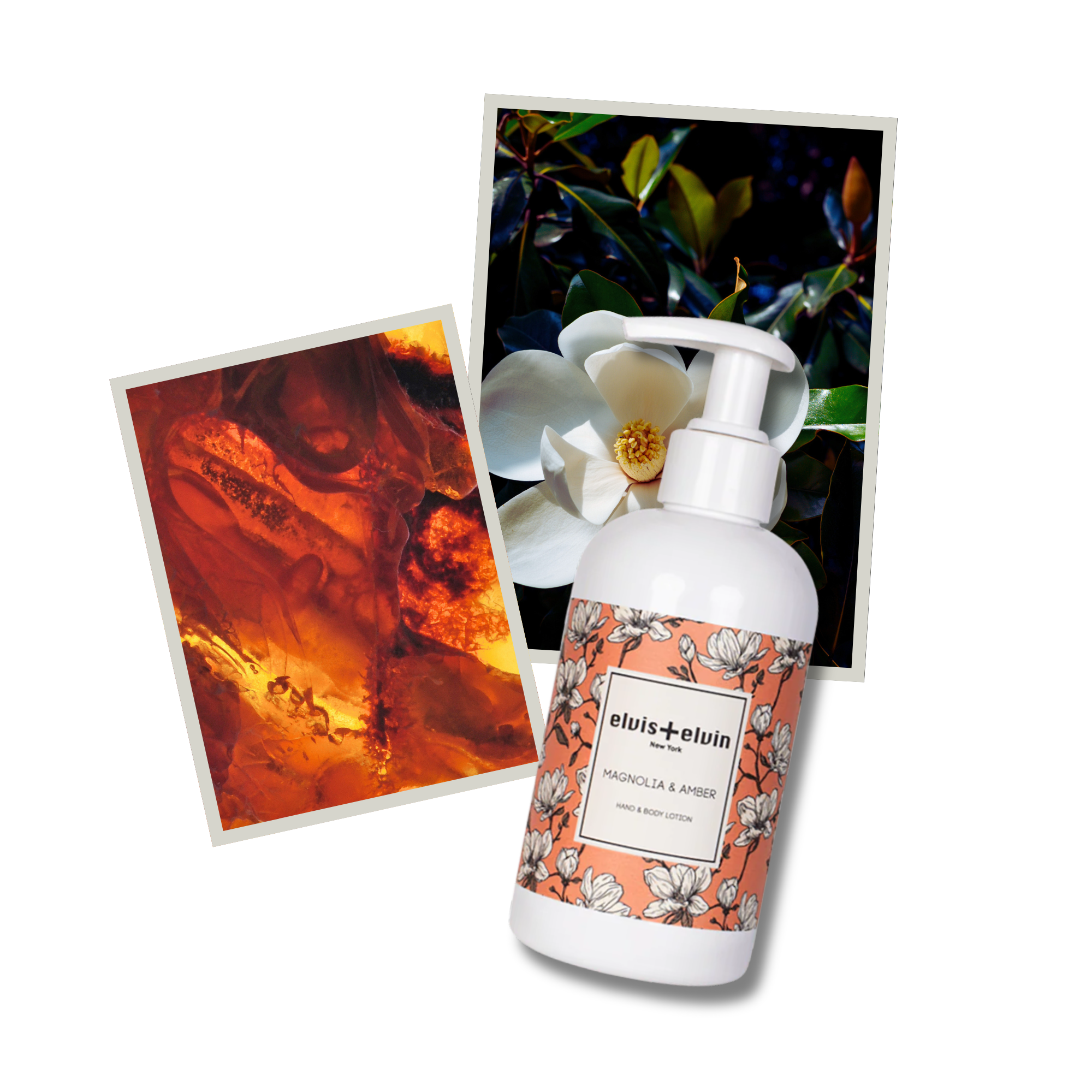 elvis+elvin Magnolia & Amber Hand & Body Lotion-2