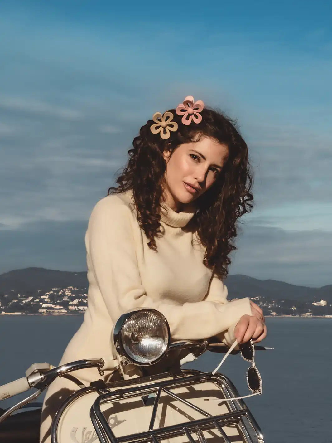 Flower Claw Clips, Set of 3-3